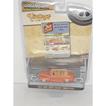 Greenlight 1:64 Ford Super Deluxe Convertible 1946 orange